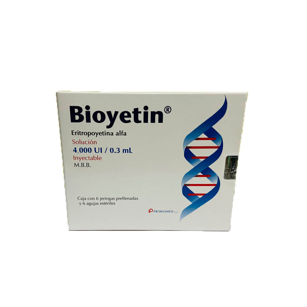 Bioyetin sol iny 4000 Uds c/6 fco amp liof