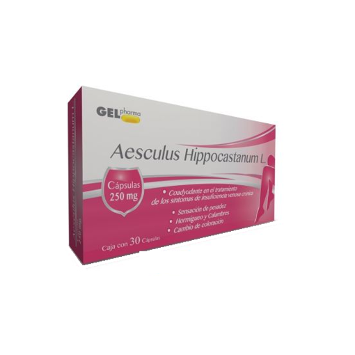 AESCULUS HIPPOCASTANUM L 30 CAPS 250MG