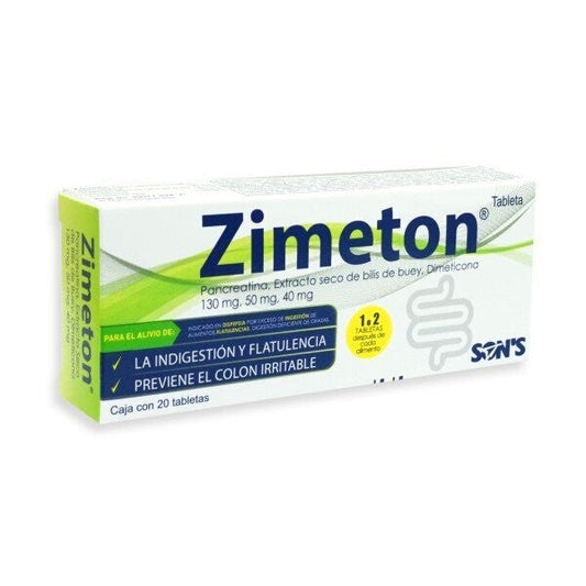 ZIMETON 20 TAB 130/50/40 MG