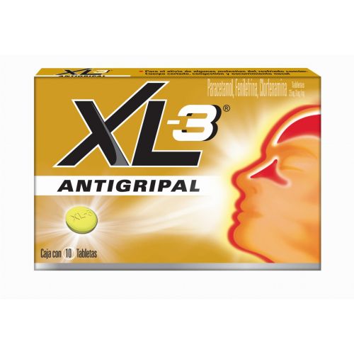 XL-3 ANTIGRIPAL 10 TAB 325/10/4 MG