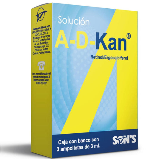 A-D-KAN 3 AMP 6000/400 UI