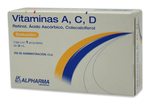 VITAMINA ACD 1 AMP 7800/600/1200 3 ML