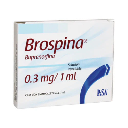 Buprenorfina Sol Iny 0.3mg/1ml Cja c 6 amps
