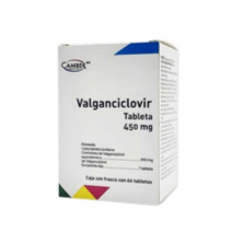 VALGANCICLOVIR 450 MG C/60 TABS.