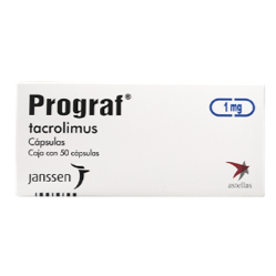TACROLIMUS, PROGRAF 1MG C/50 CAPS, ASTELLAS