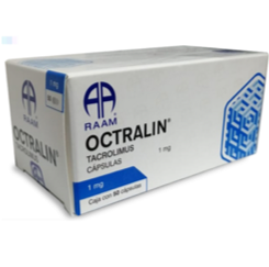 TACROLIMUS OCTRALIN 1 MG CAJA C/50 CAPS.