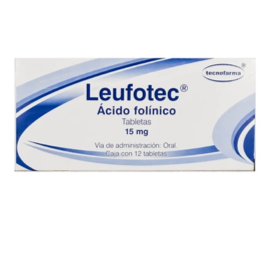 ACIDO FOLINICO LEUFOTEC 15 MG C/12 TABS