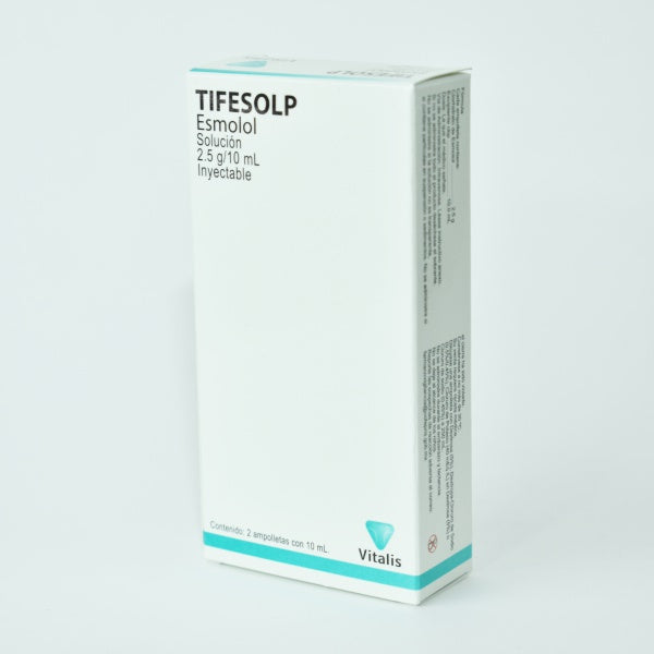 TIFESOLP Caja con 2 ampolletas de 10ml  ( ESMOLOL )