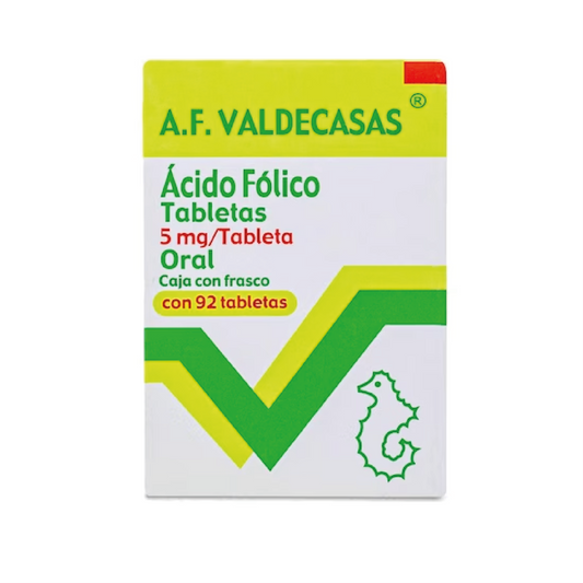 A.F. VALDECASAS 5MG  TAB  92 ( ACIDO FOLICO )