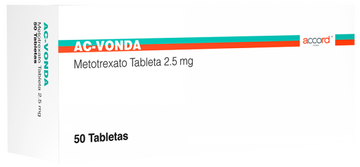 AC-VONDA ( METOTREXATO ) 2.5MGATBLETAS  C/50