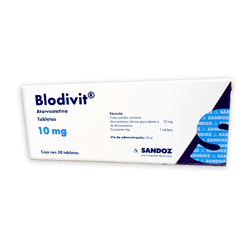 Blodivit (Atorvastatina) Tabs 10mg