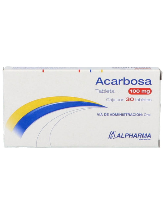 ACARBOSA 30 TAB 100 MG