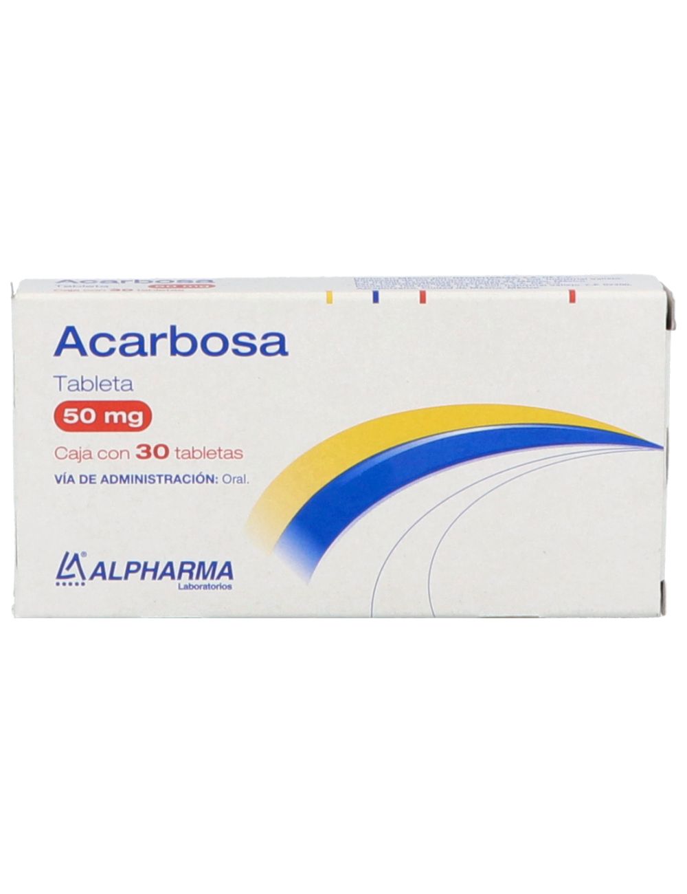 ACARBOSA 30 TAB 50 MG