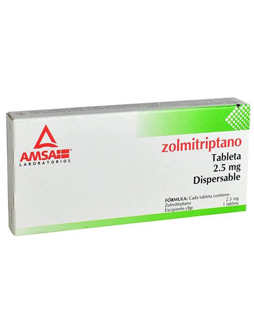 ZOLMITRIPTANO 2 TAB 2.5 MG