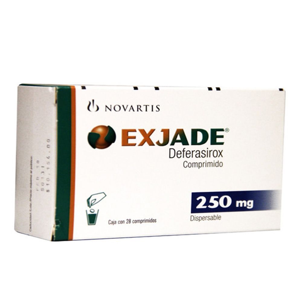 Exjade 28 tabs 250mg