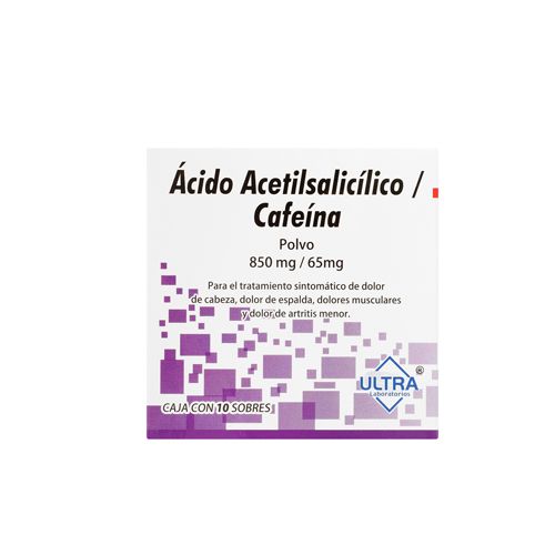 ACI ACETIL/ CAFEINA 10 SOB 850/65 MG