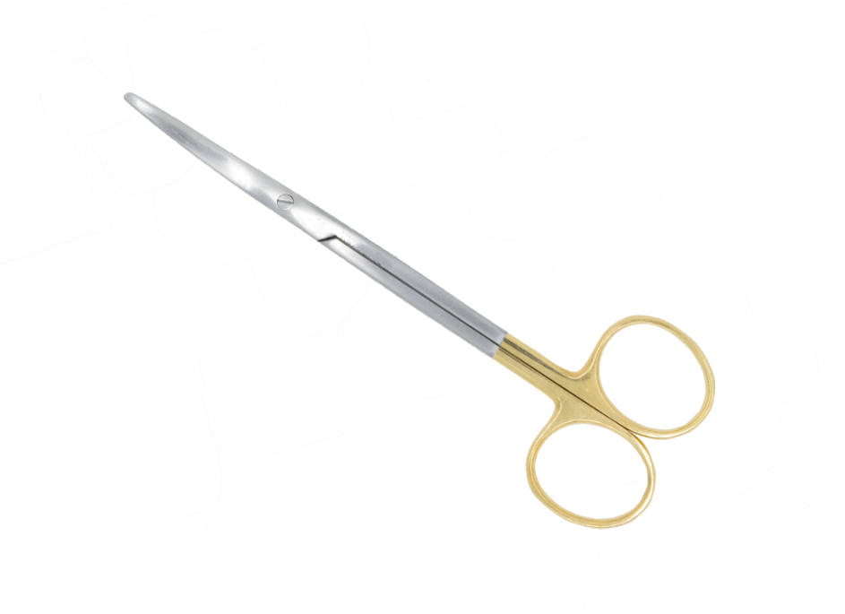 Tijera Metzenbaum Curva 14 Cm P/ C.T.