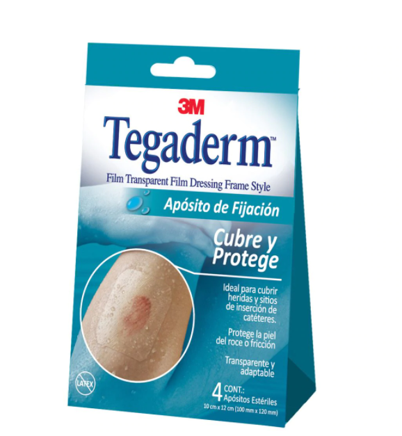 Apósito de fijación transparente Tagaderm 10x12 cm