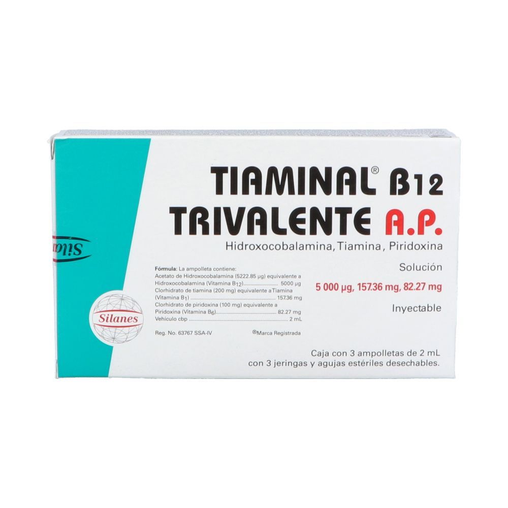 TIAMINAL B12 TRIV AP 3 FA 5/200/100 MG