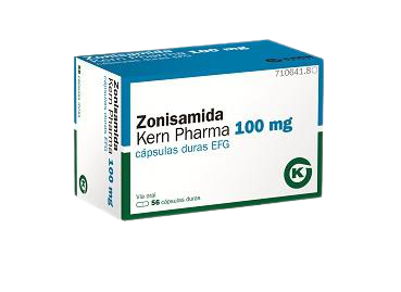 ZONISAMIDA 100 MG CAJA C/56 Cap