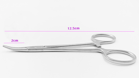 Pinza de Mosco Curva 12.5cm