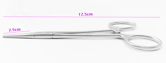 Pinza de Mosco Recta 12.5cm