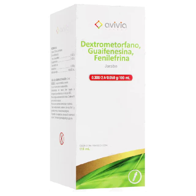 DEXTRO,GUAYFE,FENILE 1 JBE 118 ML .