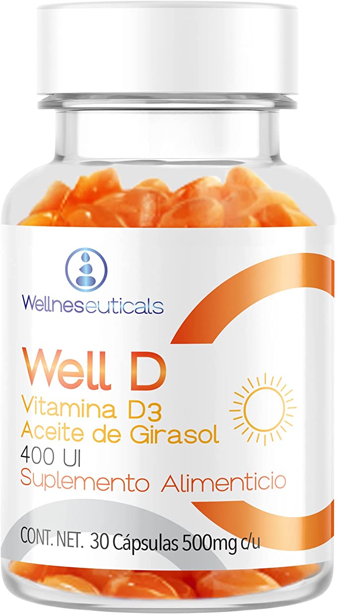 WELL D3 400UI 30 CAP 500MG