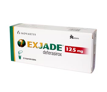 Exjade 28 tabs 125mg