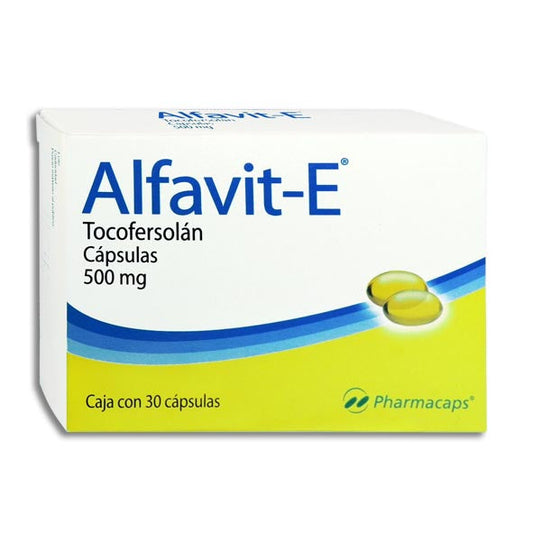 ALFAVIT-E 30 CAPS 500 U