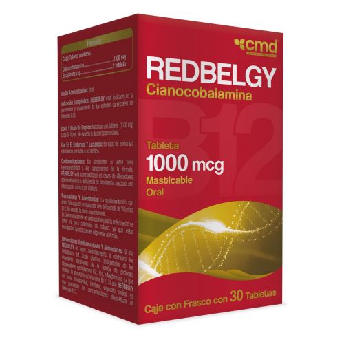 REDBELGY 30 TAB 1000 MCG