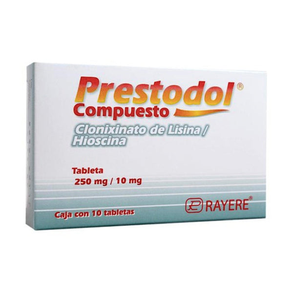 PRESTODOL COMPUESTO 10 TAB 250/10 MG