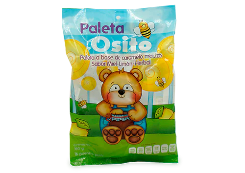 PALETAS OSITOS 1 BOLSA 16 PZAS