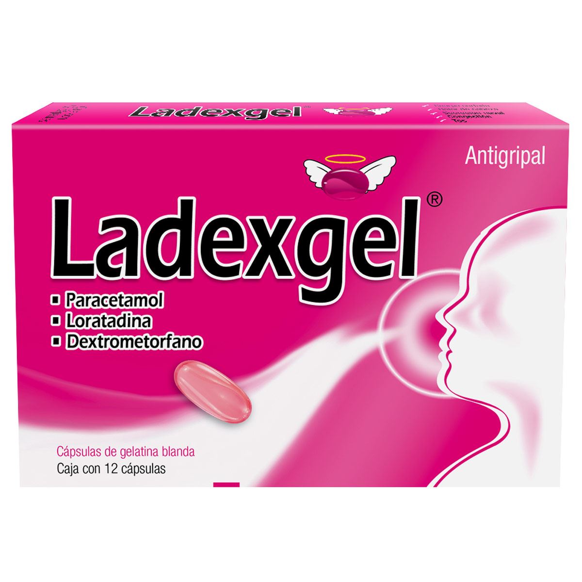 LADEXGEL 12 CAPS 300/2/10 MG