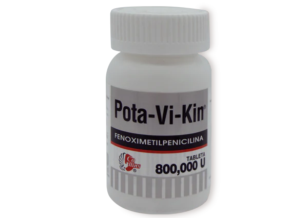 POTA-VI-KIN 800 000 U CON 40 TABLETAS