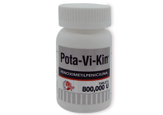 POTA-VI-KIN 800 000 U CON 40 TABLETAS