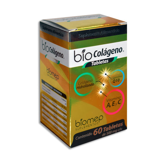 BIO COLAGENO 60 TABS 500 MG