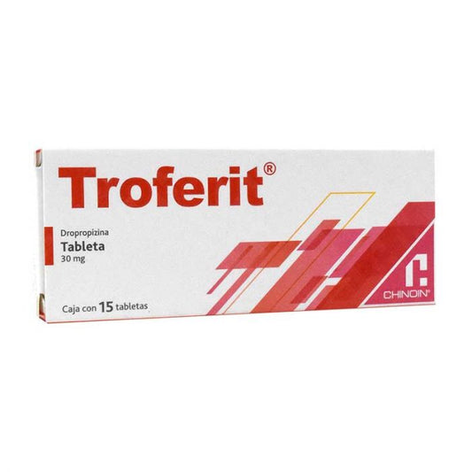 TROFERIT 15 TAB 30 MG
