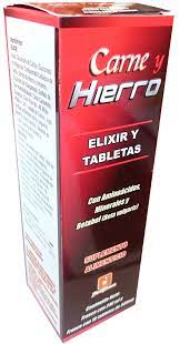 CARNE Y HIERRO FCO 240ML/16 TABS 500MG