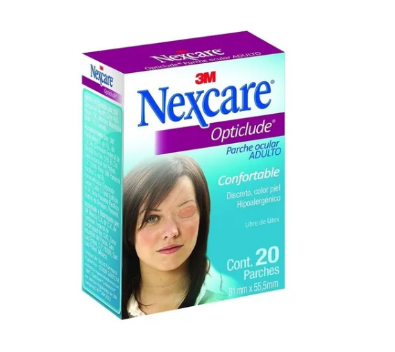 Parche Ocular adulto Opticlude 3M Nexcare 20 piezas