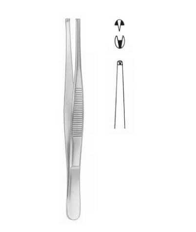Pinza De Diseccion Con Dientes 25 cm