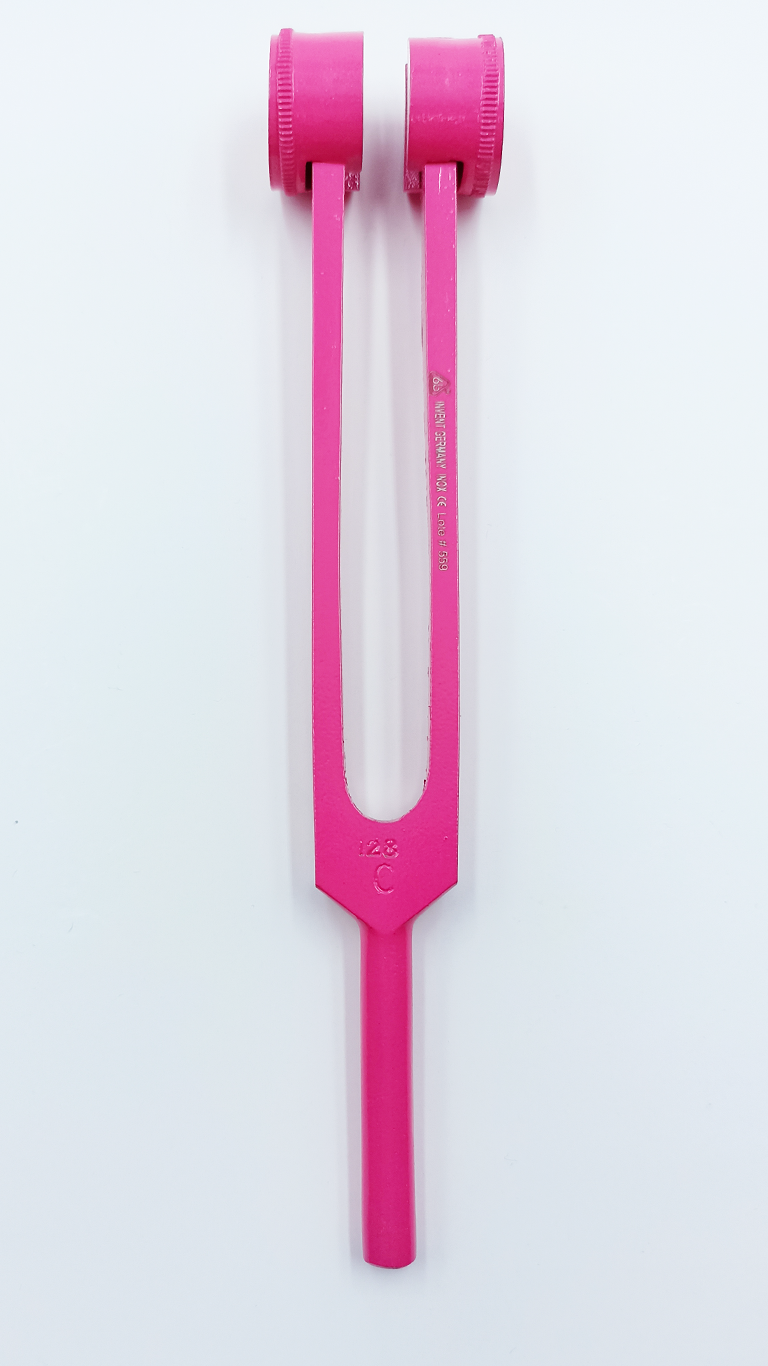 Diapasón 128 Vibraciones Rosa