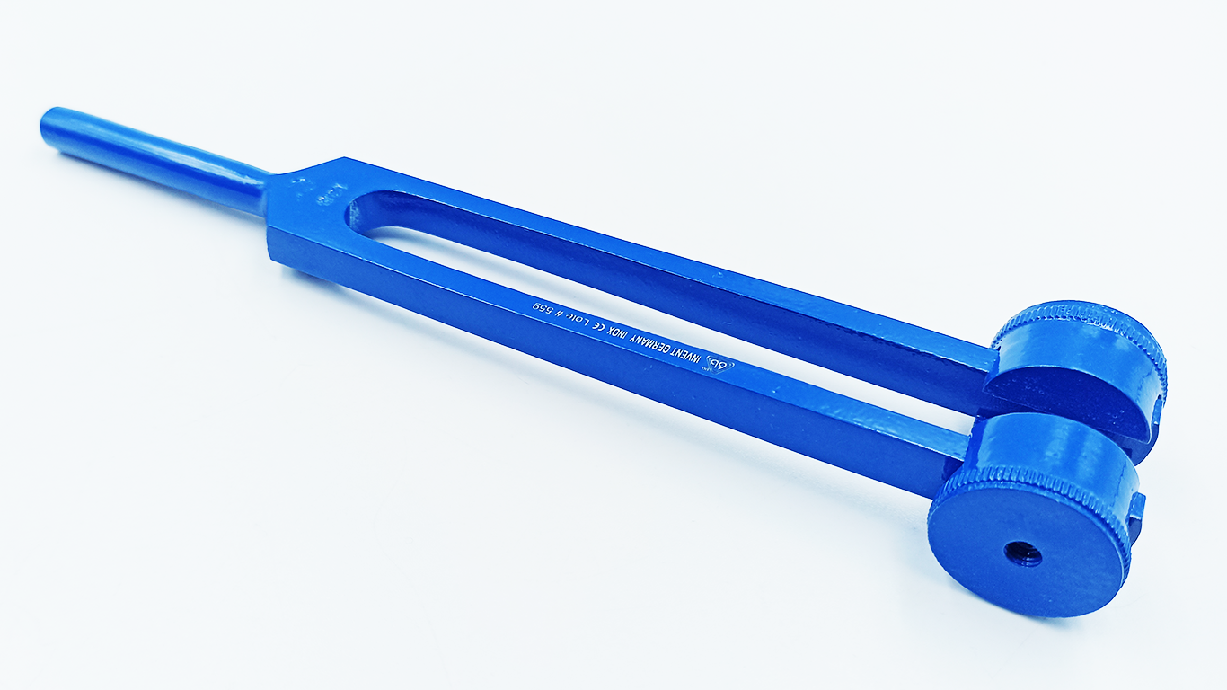 Diapasón 128 Vibraciones Azul