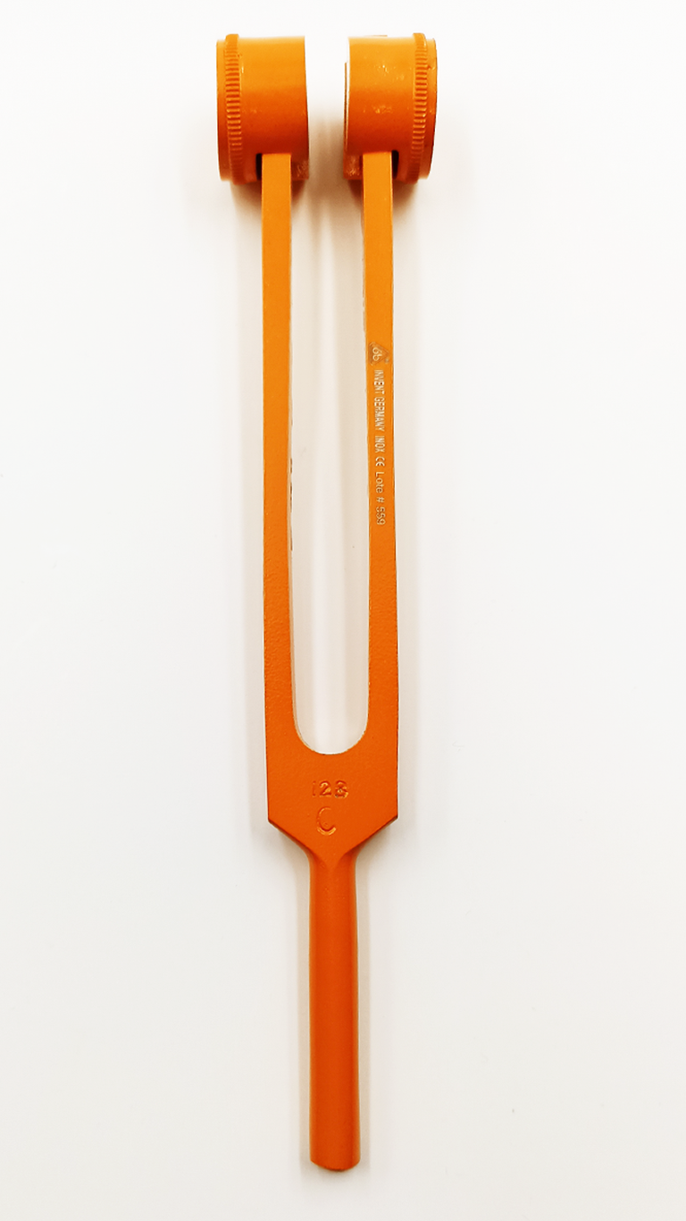 Diapasón 128 Vibraciones Naranja