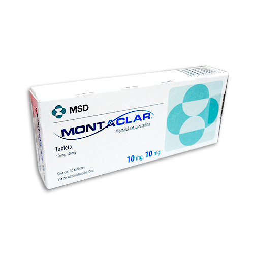 Montaclar (Montelukast, Loratadina) Tab 10mg/10mg Cja c 30 tabs