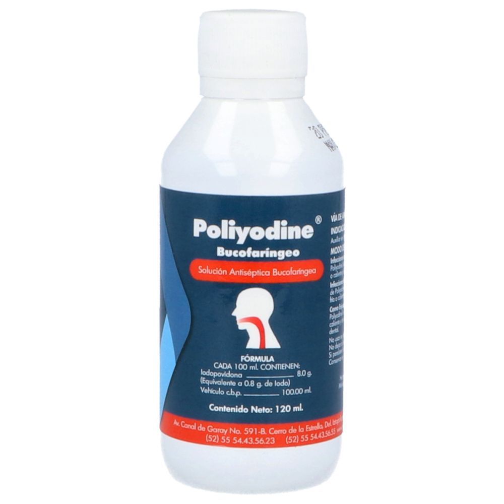 POLIYODINE 1 SOL 11% 120 ML
