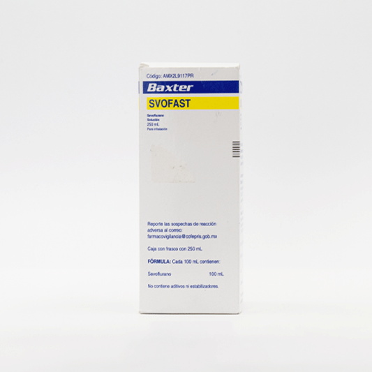 Svofast (Sevoflurano) Sol p/inhalacion 250 ml