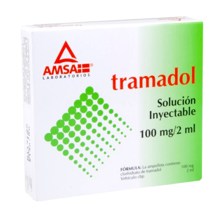 Tramadol Sol iny 100mg/2ml Cja c 5 amp